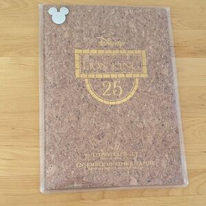 Disney Lion King 25th Anniversary Cork Lithograph Set